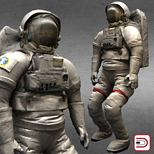 [Danielito] Space Suit Scanned
