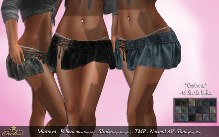 Skirt Kylie HUD*ORCHID*(Wear me)