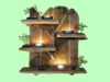 Wood vine shelf candle2 001