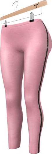 NYU - Side-Glitter Leggings, Pink
