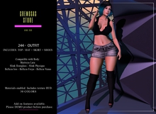 .:: Cremosas Store ::. 244 - Outfit + HUD 30 COLORS