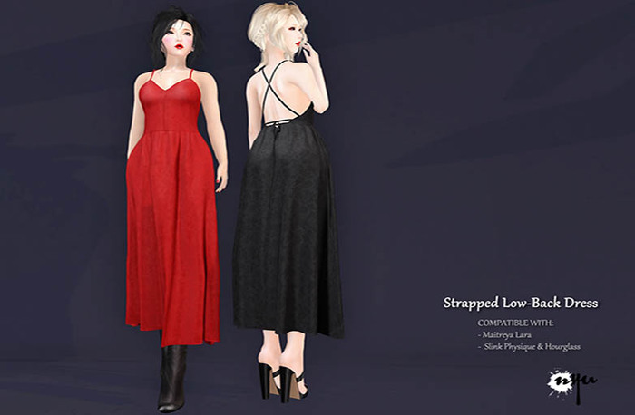 NYU - Strapped Low-Back Dress, DEMO