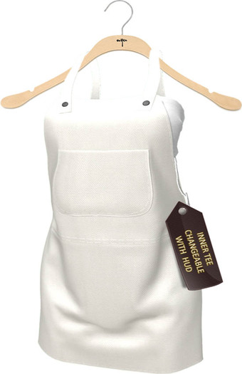 NYU - Denim Jumper Mini, White