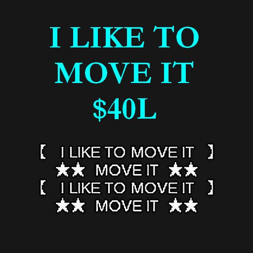 I Like To Move It Gesture Boxed