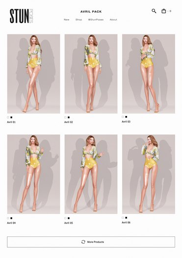STUN - Pose Pack Collection Bento 'Avril' #86