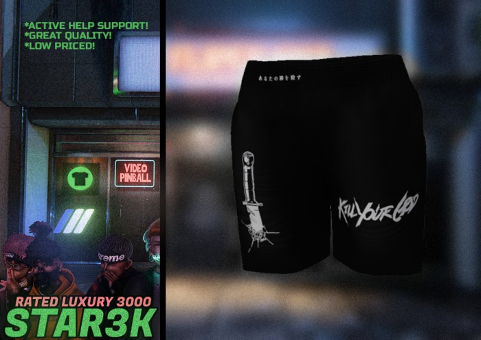 Killer Knife Shorts By Star3K