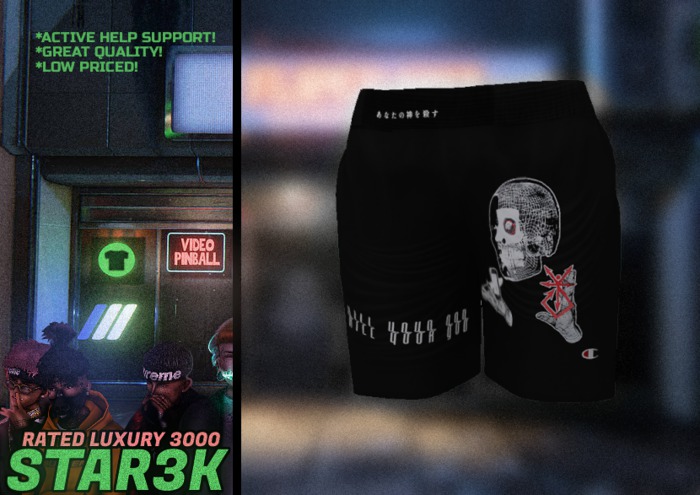 Killer Skull Shorts By Star3K