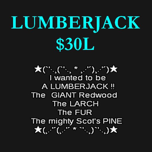 Lumberjack Gesture Boxed