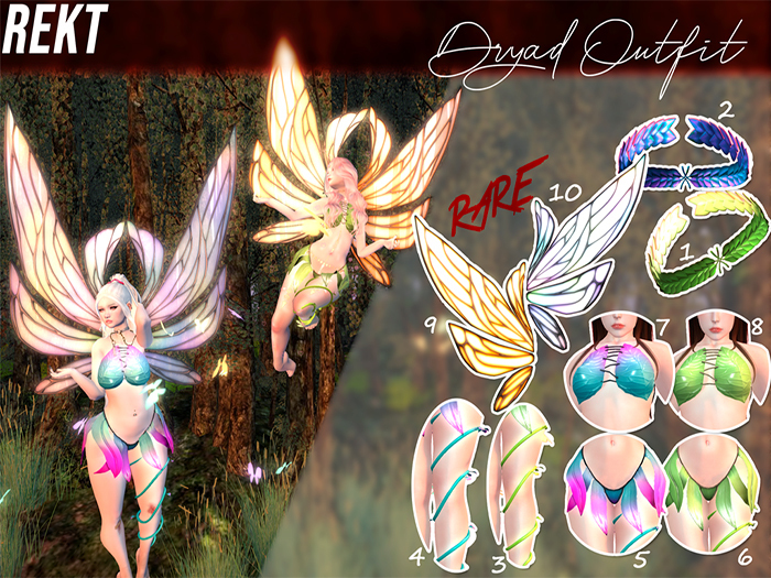 REKT_Dryad Set #4 Fantasy Leg