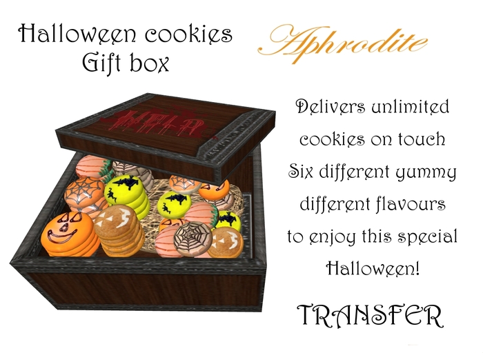 Halloween Variety cookies gift box TRANSFER (boxed)