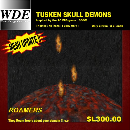 :::: WDE :::: Tusken Skull Demon Roamers