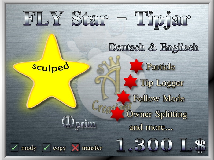 Star Flying Tipjar