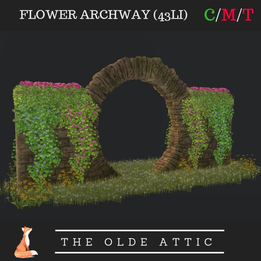 The Olde Attic - Flower Archway (Boxed HUD. Add)