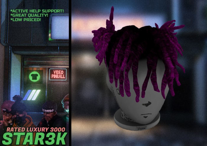 Clout Dreads Purple .:Star3K:.