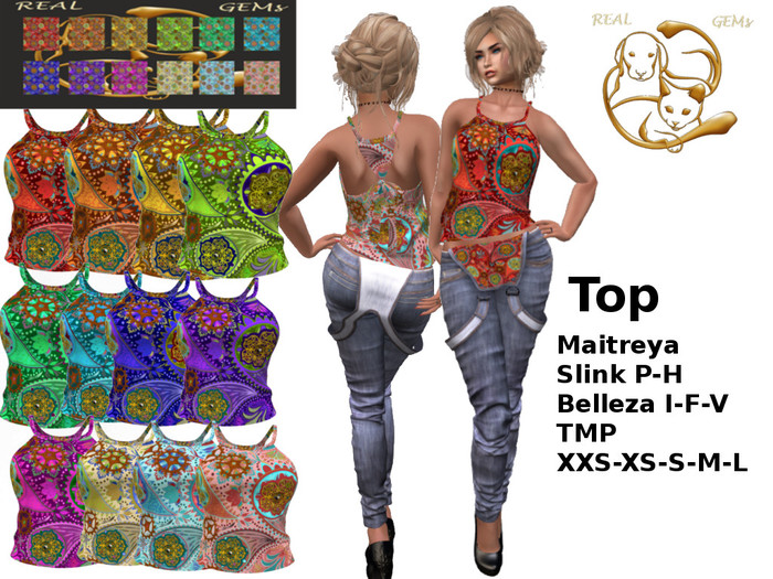 [RG] Steam Peaslie Design Tank Top (Box)