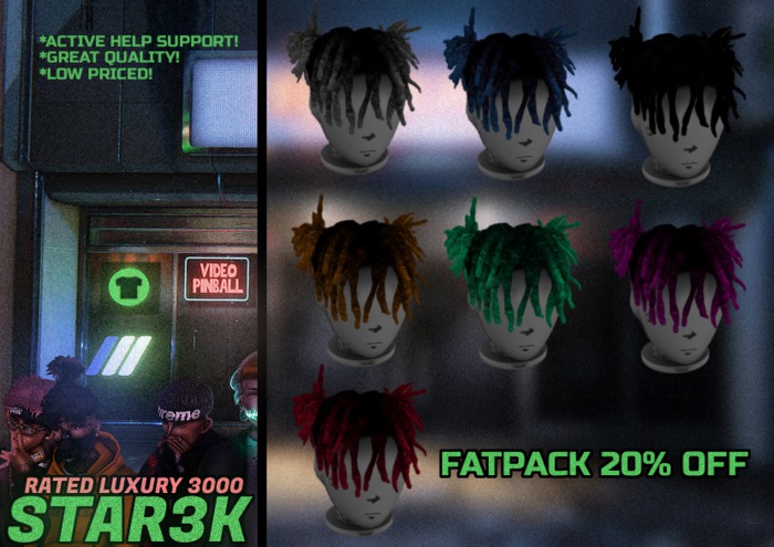 Clout Dreads (Fatpack) Created By Star3K