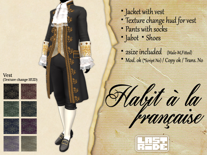 :::Last Ride::: Habit a la francaise(Black)