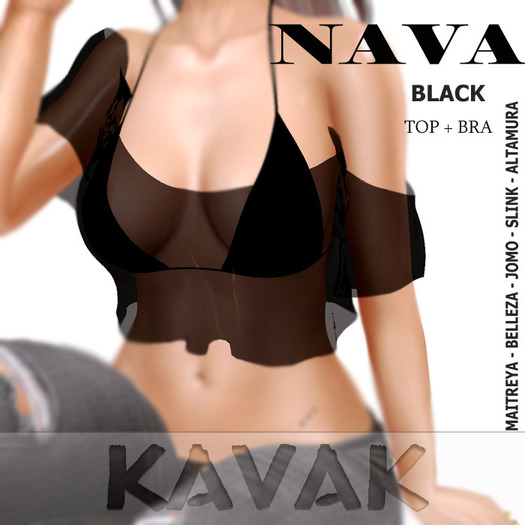 KAVAK - Nava Top BLACK