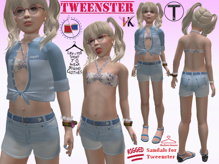 V&K Design Tweenster Kendra complete Outfit