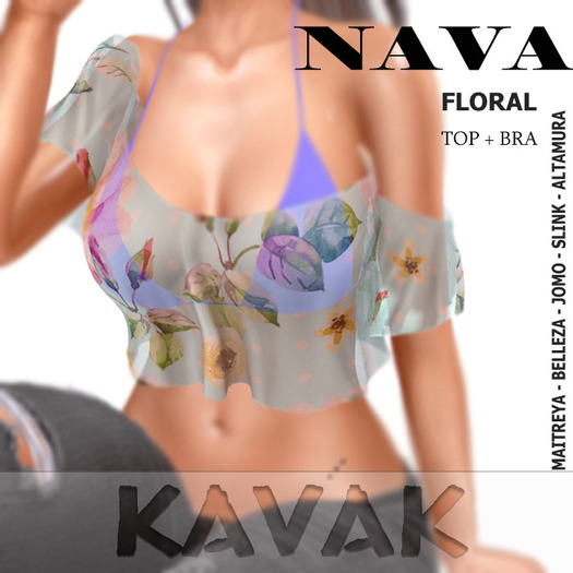 KAVAK - Nava Top FLORAL (wear)