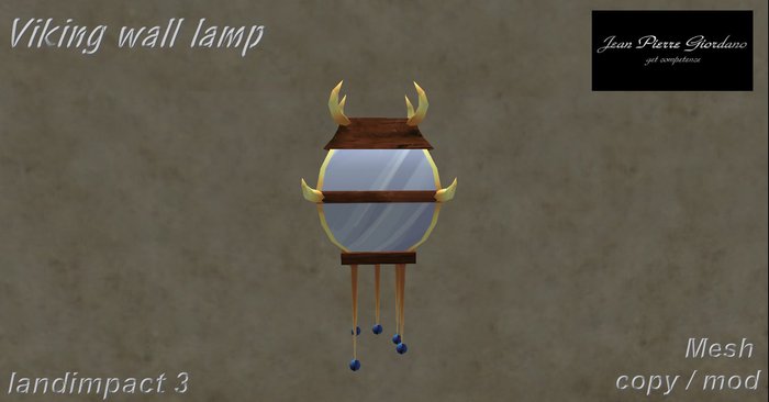 Viking Wall Lamp mesh BOX