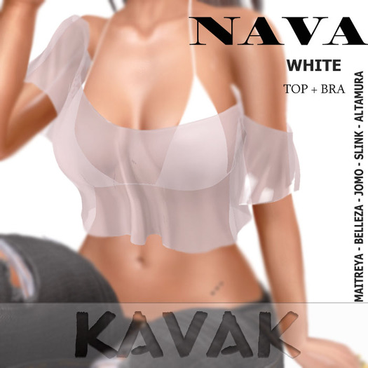 KAVAK - Nava Top WHITE