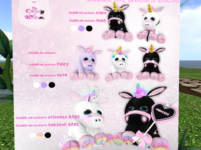 *CK* Cuddle me unicorn fairy black