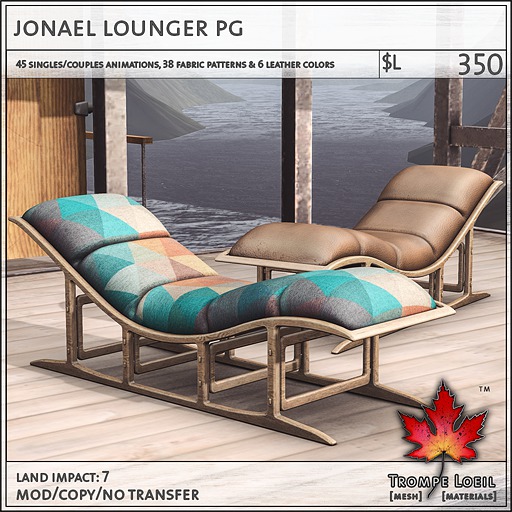 Trompe Loeil - Jonael Lounger PG [mesh]