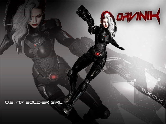 O.S. N7 Soldier Girl