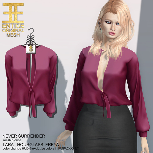 Entice - Never Surrender Top - Wine