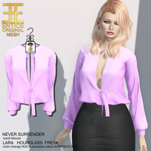Entice - Never Surrender Top - Lilac