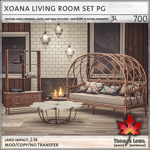 Trompe Loeil - Xoana Living Room PG [mesh]