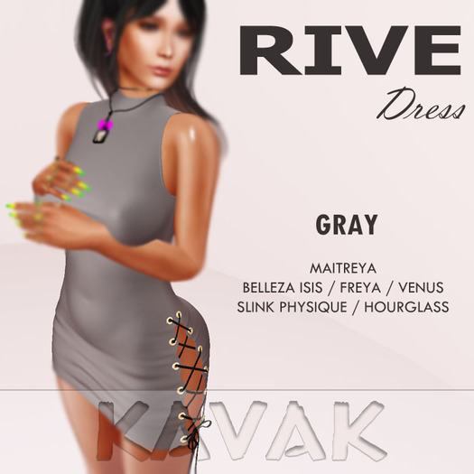 KAVAK - Rive Dress GRAY