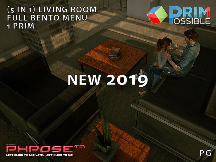 ・・・5in1x1xPrimxPG・・・ ・COPY Bento Mesh Living Room・