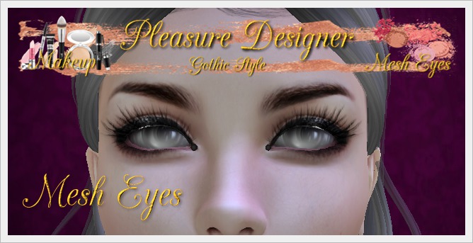 Eyes Grey Gothic   - Wear