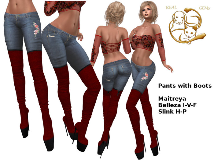[RG] High Heel Boots with Pants 1 (DemoBox)