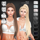 Wasabi // Talia Mesh Hair - B&W