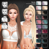 Wasabi // Talia Mesh Hair - Lunar Ombre