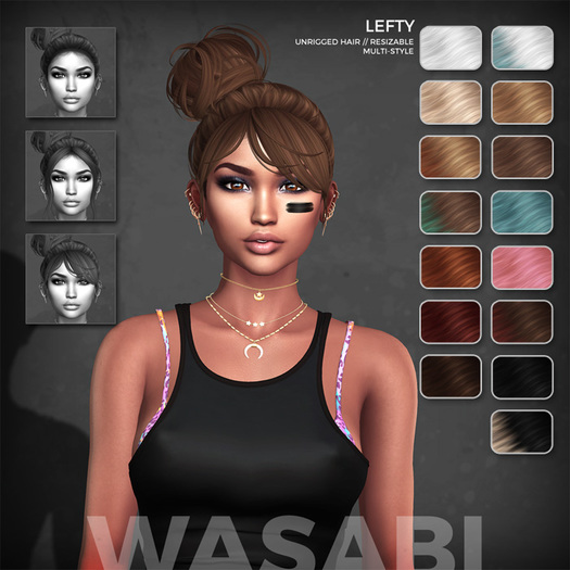 Wasabi // Lefty Mesh Hair - Basics
