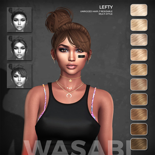 Wasabi // Lefty Mesh Hair - Blonds