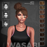 Wasabi // Lefty Mesh Hair - Browns