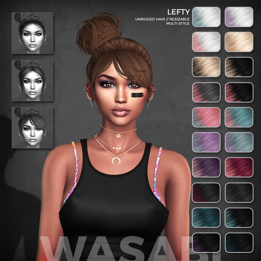 Wasabi // Lefty Mesh Hair - Lunar Ombre