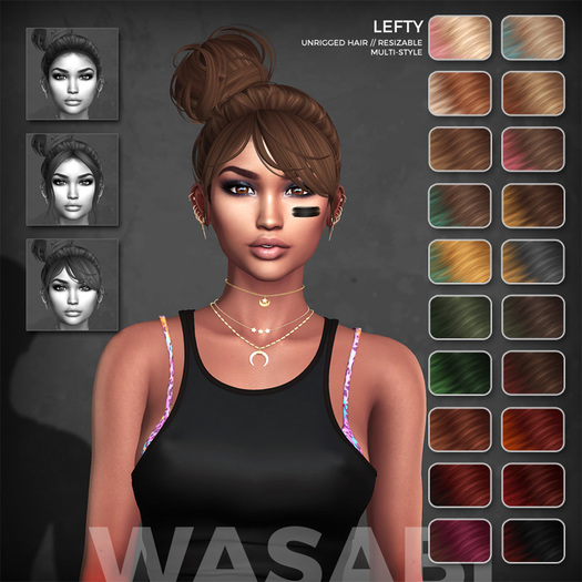 Wasabi // Lefty Mesh Hair - Solar Ombre