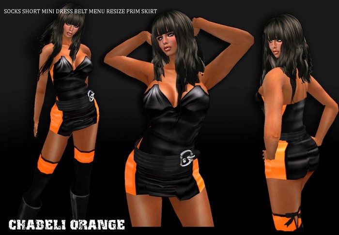 Sexy mini chabeli orange pk2