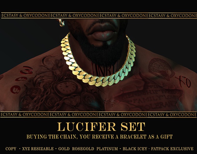 {E&O Lucifer} Solid Cuban PLATINUM SET