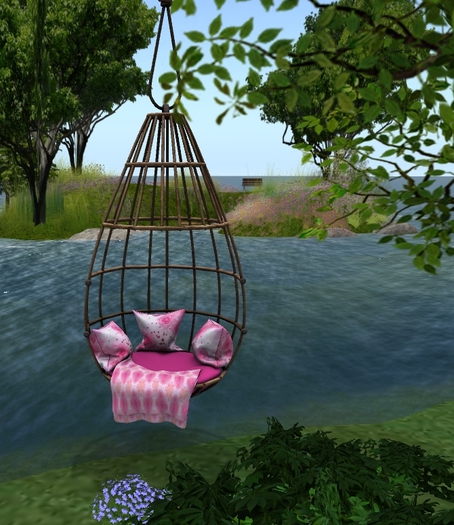 ::Kozy Korner:: BBG Hanging Chair-PG