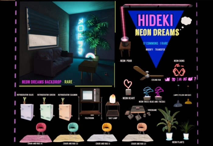 HIDEKI - REFRIGERATOR (BLUE)