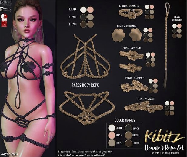 Kibitz - Bonnie's leash - Maitreya - white