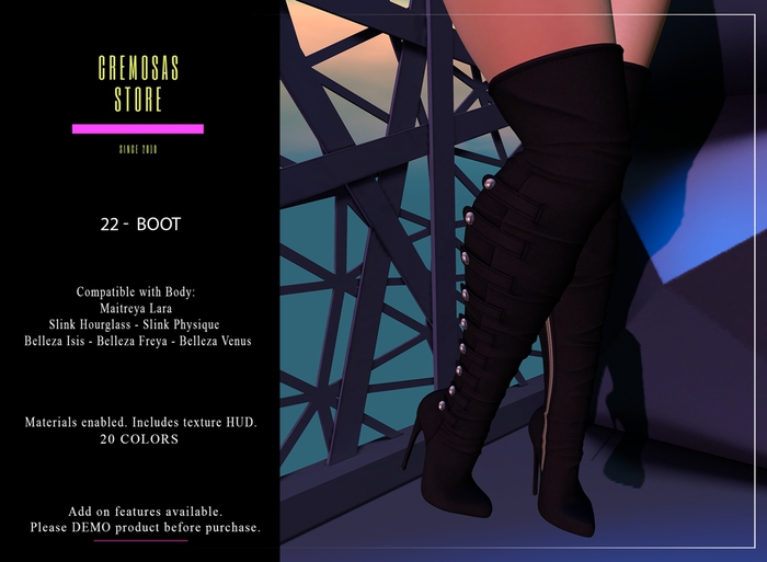 .:: Cremosas Store ::. 22 - Boot + HUD 20 Colors