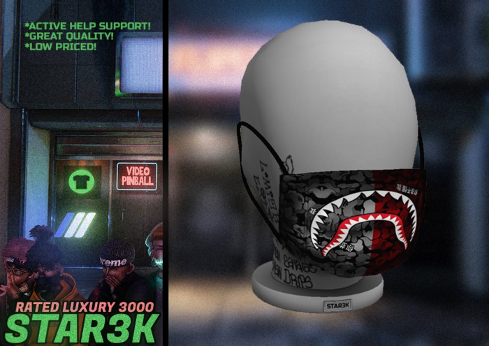 Red Shark Mask 